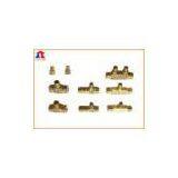 Short Pipe Tee Joint Copper Screw Pipeline Accessories For Brass Fitting thumbnail-1