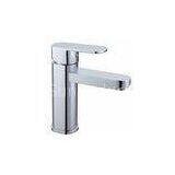 Deck Mounted Single Hole Bathroom Sink Faucet With One Handle , Brass Basin Faucet thumbnail-1