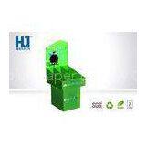 Supermarket Promotion Beverage Display Stands / Cardboard Counter Display Racks for Bottles