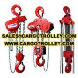 Hand Chain Hoist and Chain Pulley Block Manual Instruction thumbnail-1