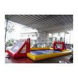 Funny Red Inflatable Soccer Arena For Playing Bubble Ball Football thumbnail-1