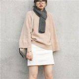 Woman Cute Knitting Scarf