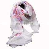 inner mongolia 50% silk 50% cashmere blend digital printing scarves shawl women autumn winter warm infinity scarf