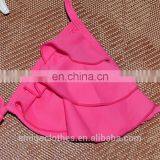 Three Layer Pink Sexy Women Bikini Set Trendy Swimsuit Swimwear thumbnail-3