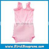 Shivering Flower In Watermelon Red Beach Neoprene Baby Wrap Cloth thumbnail-3