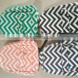 Wholesale High quality canvas monogrammed Chevron Backpacks