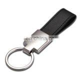 Simple Style Design Red/blue/black Leather Keychain for Promotion for Men