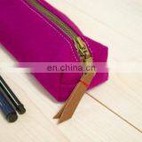 Felt Pencil Case With Zipper Pouch Makeup Bag thumbnail-4