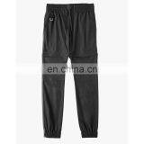 DiZNEW OEM Wholesale Windbreaker Nylon Detachable Track Pants Black thumbnail-1