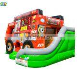 Fire Truck Inflatable Jumper Combo Bouncer Jumping Bouncy Castle Bounce House thumbnail-2