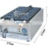 Hot Sale Perfect Fish Shaped Cake Taiyaki Maker 6pcs in 1 Plate Stainless Steel Commercial Electric Taiyaki Waffeleisen thumbnail-3