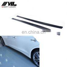 ML Style Q50 Carbon Fiber Side Skirt Sills for Infiniti Q50 Sedan 4-Door 13-17 thumbnail-1