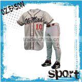 2015/2016 Sublimated Custom Blank Baseball Jersey With Botton Wholesale thumbnail-1