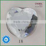 2holes Heart Shaped Decorative Acrylic Stones thumbnail-1