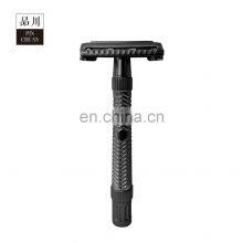 Professional Classical Style Sliver Metal Butterfly Safety Shaving Razor for Men thumbnail-4