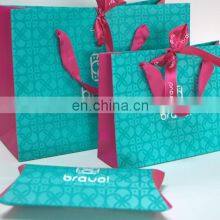 Custom Branded Products Boutique Carrier Bags Packaging Bag Foldable Reusable Paper Bag Custom Print Logo