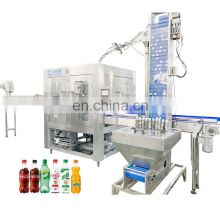 Automatic Bottle filling capping machine to make soft drink soda sparking water
