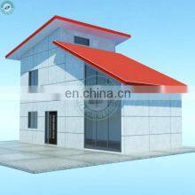 Popular Concrete Panel Wall Double Storey Prefab House in Davao Steel Structure Prefab Living House thumbnail-3