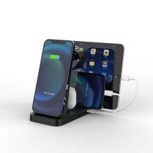 5 In 1 Charging Station Fast Wireless Charger Wireless Charging Stand Dock For Iphone And Multiple Devices A thumbnail-1