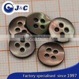 Customized Natural Brown Mother of Pearl Shell Button,brand Name Button thumbnail-2