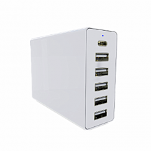 Fashionable QC2.0 USB Charger Desktop Rapid Station Charging For All Phone thumbnail-2