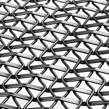 Decorative Stainless Steel Metal Coil Drapery Metal Wire Mesh Chain Spiral Curtain Mesh for Partition thumbnail-5