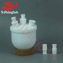 2L PTFE Round-Bottom Flask With Multi-Joints Flasks Reactor Laboratory Utensils thumbnail-1