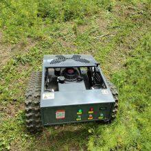 Gasoline/Electric Hybrid Cordless Remotely Controlled Lawn Cutting Machine 800mm Cutting Width 4Km/H Speed High Torque Engine thumbnail-3