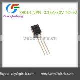 S9014 NPN Low Power Transistors Triode 0.15A/50V TO-92