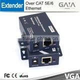 high quality VGA Extender with audio by CAT5/5e/ 6 Cable for vga extender 100m