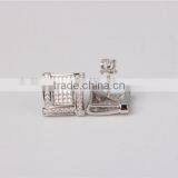Ladies' Micro Pave CZ Stud Earring 925 Silver Jewelry Wholesale thumbnail-4