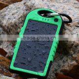 Waterproof power bank, solar battery charger factory, best quality solar powerbanks