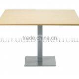 Small 4 Person Conference Table Square Meeting Table With Steel Leg (SZ-MT026)
