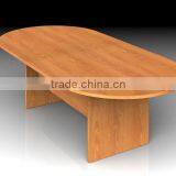 Small 4 Person Conference Table Square Meeting Table With Steel Leg (SZ-MT026) thumbnail-6