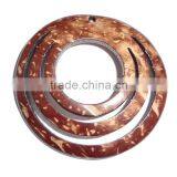 Laser Engraved Decorative Coconut Shell Wood Button