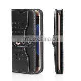 Faddist West Jean Series PU Leather Wallet Case With Card Slot for S7edge Flip Holder Leather Cover With Buckle For S7edge thumbnail-1