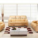 Modern Design 3 Seater Electric Recliner Chair Real Leather and PU Material thumbnail-1