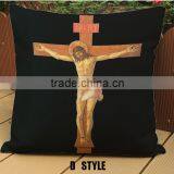 The Classic Scene of Jesus Printed Christian Bible Throw Emoji Massage Euro Pillowcase Decor Home Church Religious Gifts thumbnail-5