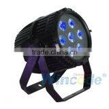 7*18W 6 in 1 water proof led par light for outdoor stage lighting