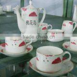bone china Australian style decal tea set coffee set