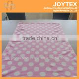 printing circle coral fleece baby blanket / infant blanket China JOYTEX