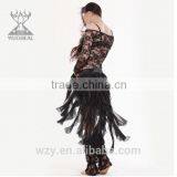 Fashion Tassels Colorful Sackcloth Cheap Turkish Hip Scarf thumbnail-2