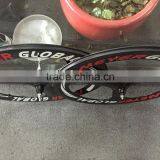 MeyerGlobal Reflective Logo 700C Full Carbon Fiber Tri Spoke Rim Rear Fixed Gear Wheels thumbnail-6