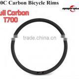 Road Bicycle Wheel Rims 700c 38mm Profile 23mm Width Carbon Road Bike Clincher Wheel Rims Carbon Clincher Wheel Bike Rims thumbnail-2