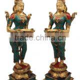 Standing Deeplaxmi Pair 32"