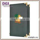 Good Menu Design Ideas Hotel Series Menu Cover/ pu Leather Executive Folder Low Fob Price thumbnail-6