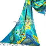 Floral Viscose Scarf Digitally Printed thumbnail-1