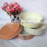 Dia.24*H7cm Carbon Steel Non-stick Round Springform Cake Pan With Decals and Flowers Bakeware Set