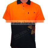 OEM With Lastest Design for Men' s hi vi Cotton Fluorescent Scent Polo Shirt thumbnail-2