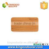 Newest Products Shell Customized Design Logo 4000mah Portable Charger Wooden Power Bank Quality Choice thumbnail-2